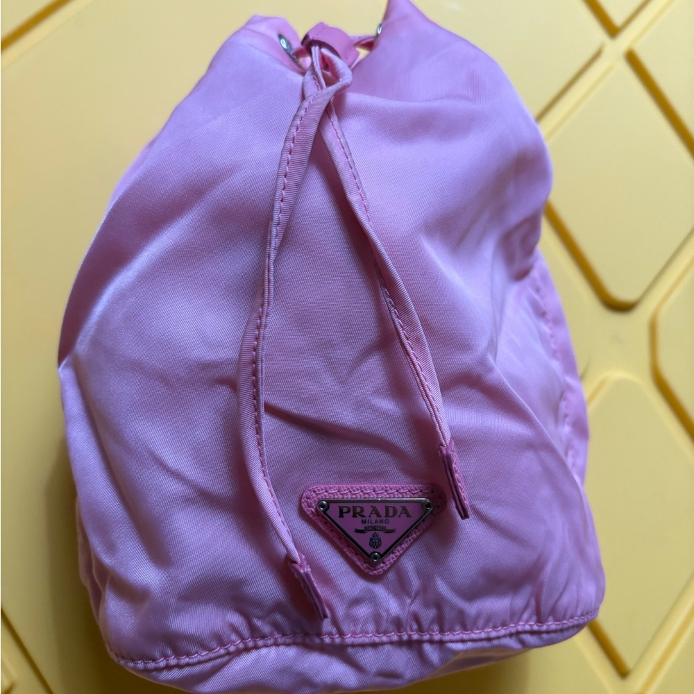 Prada Light Pink Nylon Backpack